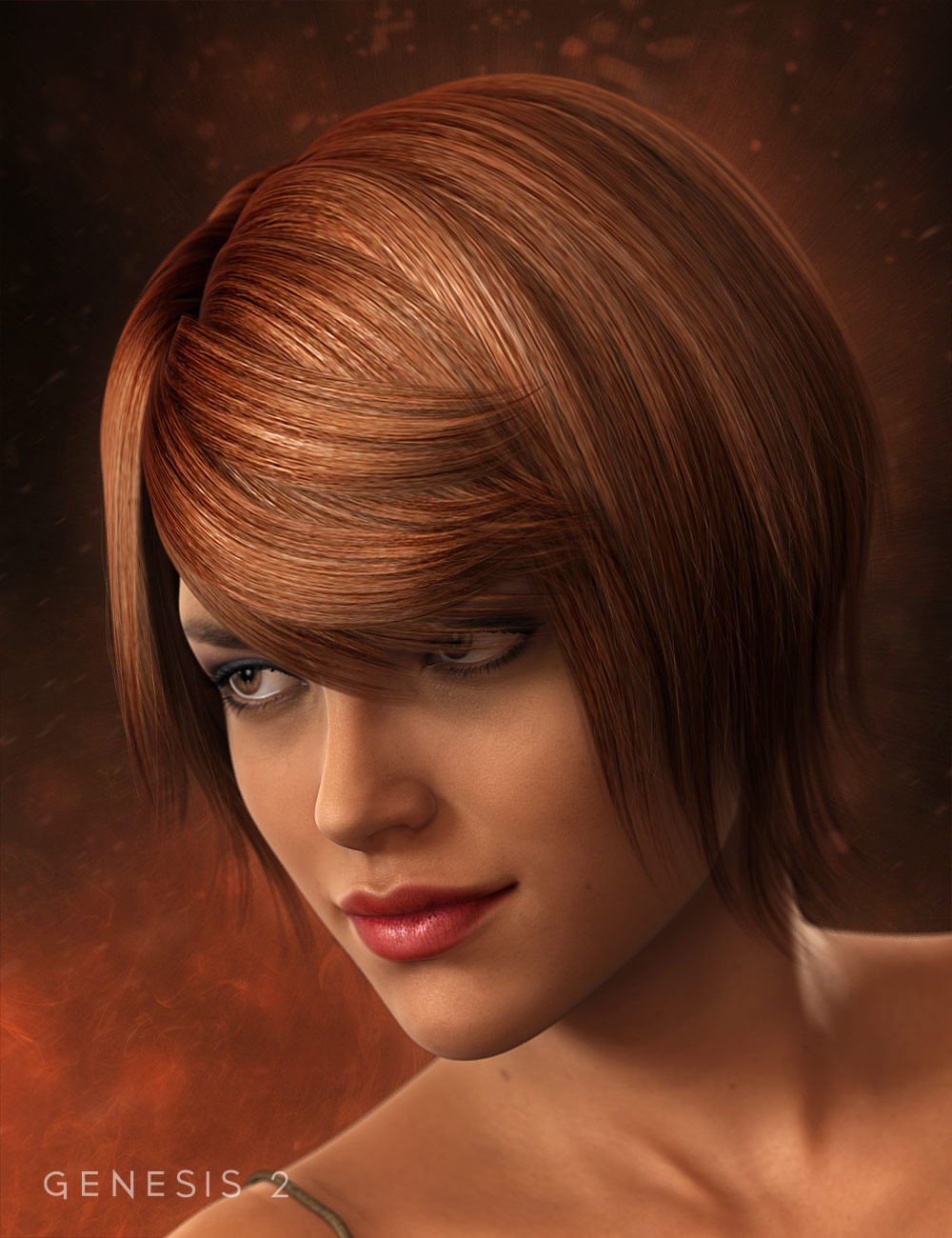 Fancy Hair by: , 3D Models by Daz 3D