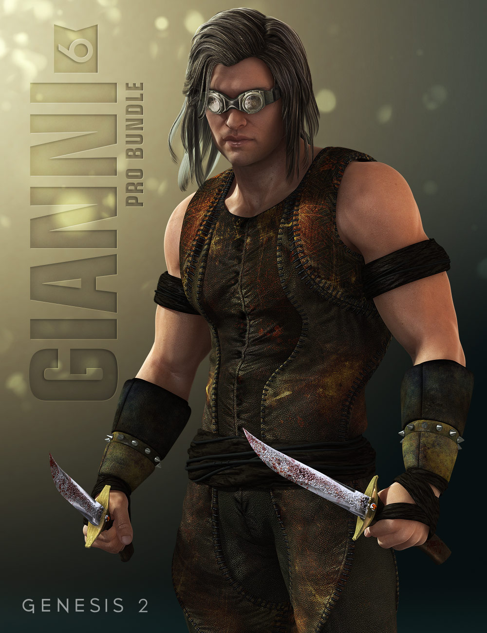 Gianni 6 Pro Bundle by: , 3D Models by Daz 3D
