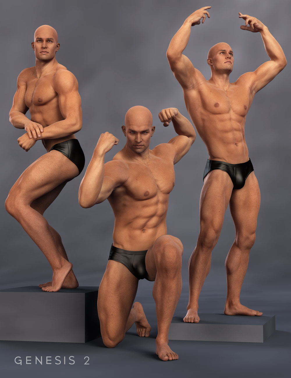 Strong Man Poses for Gianni 6 by: Sedor, 3D Models by Daz 3D