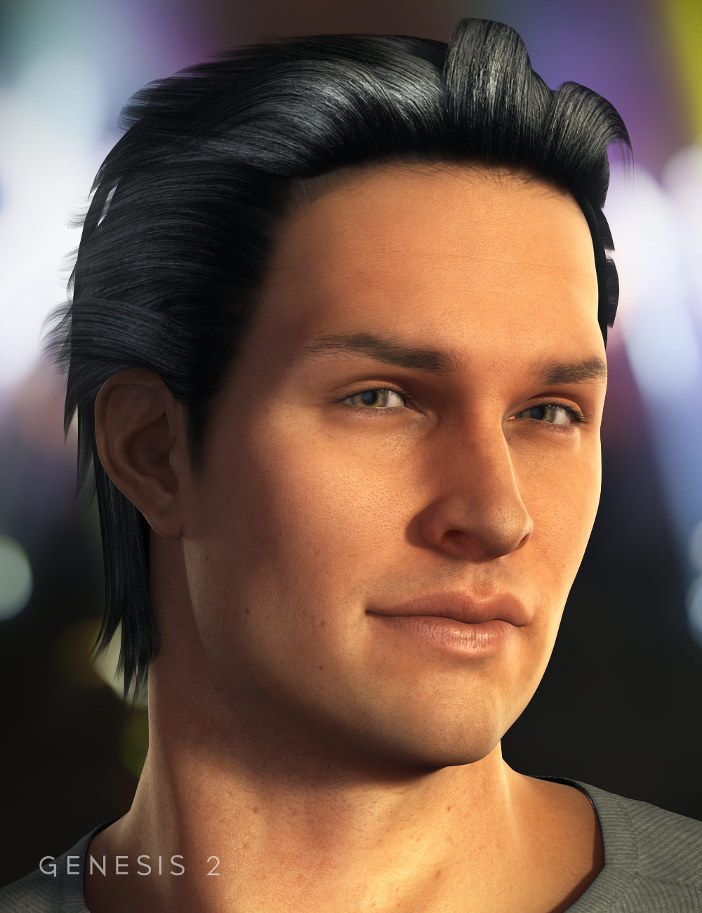 Bold Hair by: , 3D Models by Daz 3D