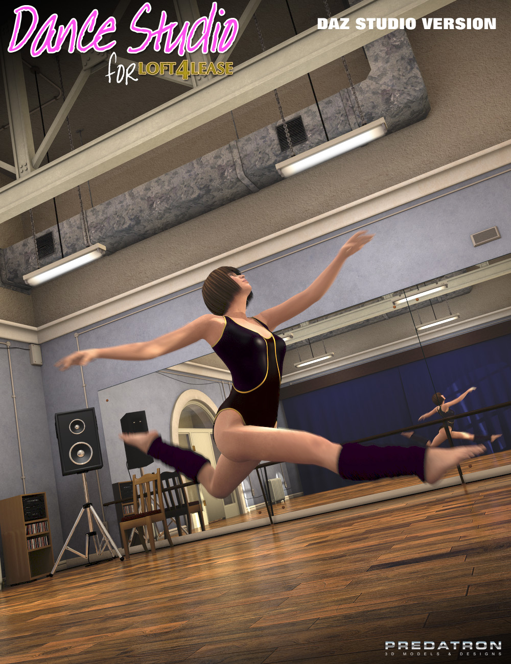 Dance Studio Add-On (DAZ Studio) by: Predatron, 3D Models by Daz 3D
