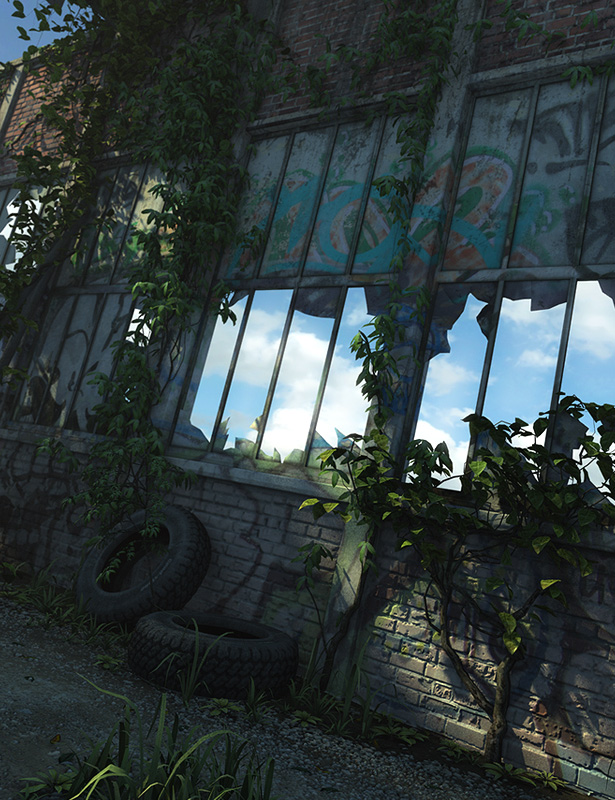 Abandoned Interiors: Warehouse by: Stonemason, 3D Models by Daz 3D