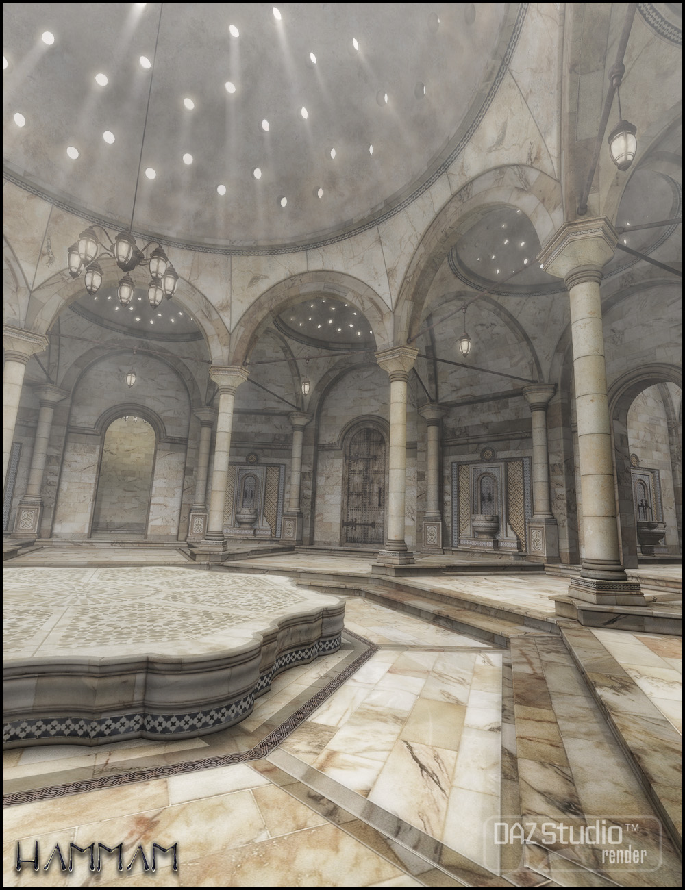 Hammam by: Jack Tomalin, 3D Models by Daz 3D
