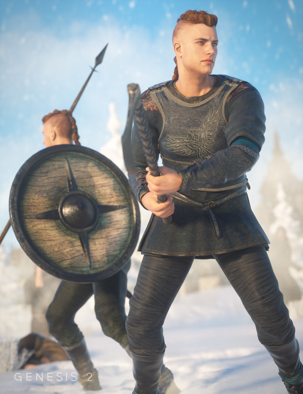 Norsemen II for Viking for Genesis 2 Male(s) by: Sarsa, 3D Models by Daz 3D