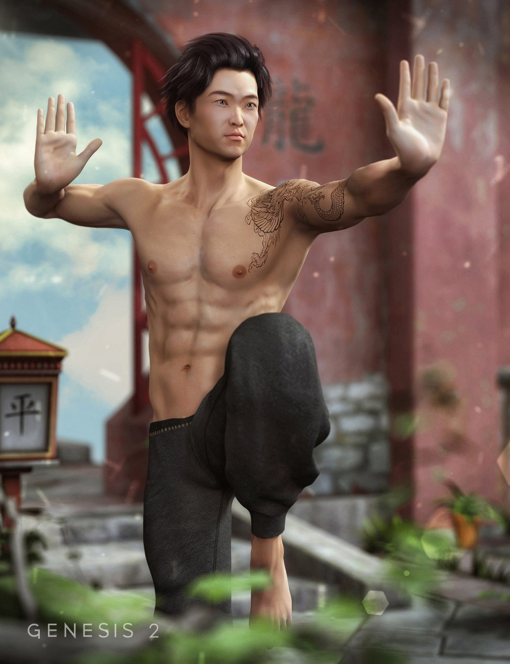 Yasuo for Lee 6 by: CountessJessaii, 3D Models by Daz 3D