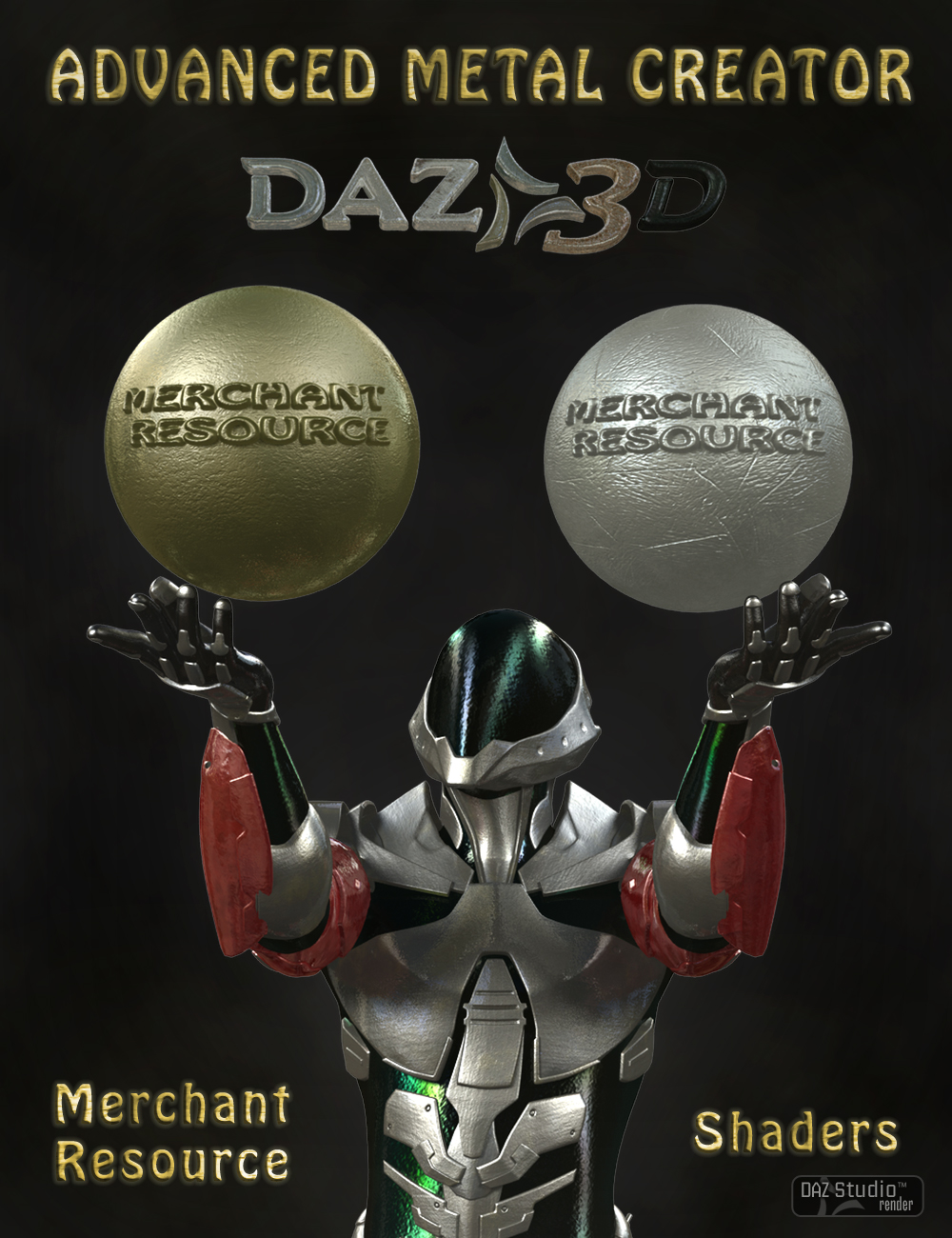 Advanced Metal Creator by: V3Digitimes, 3D Models by Daz 3D