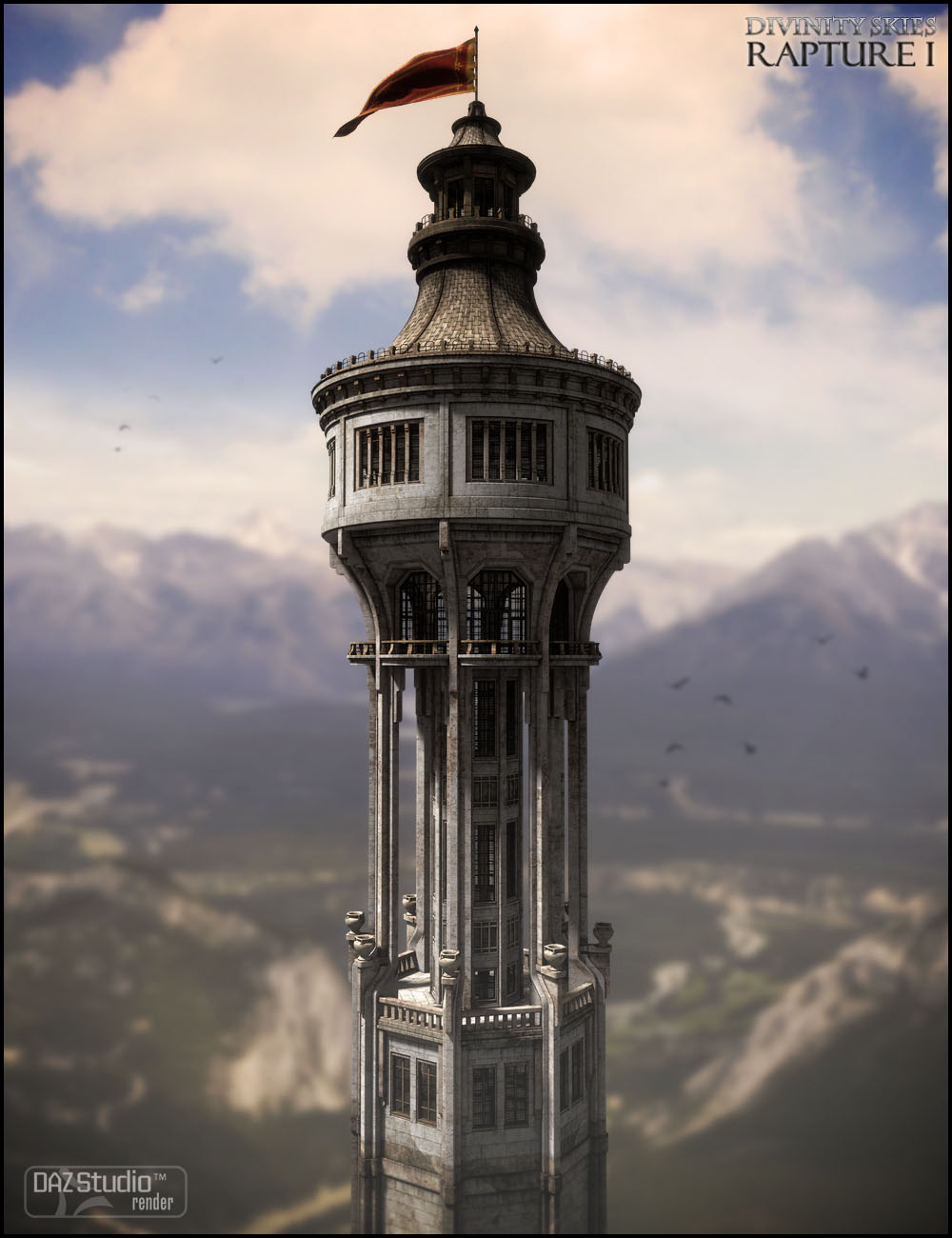 Divinity Skies Rapture I by: Jack Tomalin, 3D Models by Daz 3D