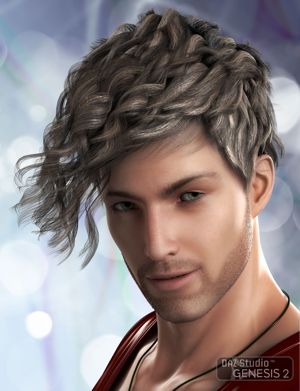 Sebastian Hair for Genesis 2 by: AprilYSH, 3D Models by Daz 3D