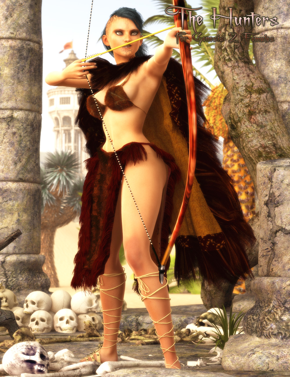 The Hunters for Genesis 2 Female(s) by: MartinJFrost, 3D Models by Daz 3D
