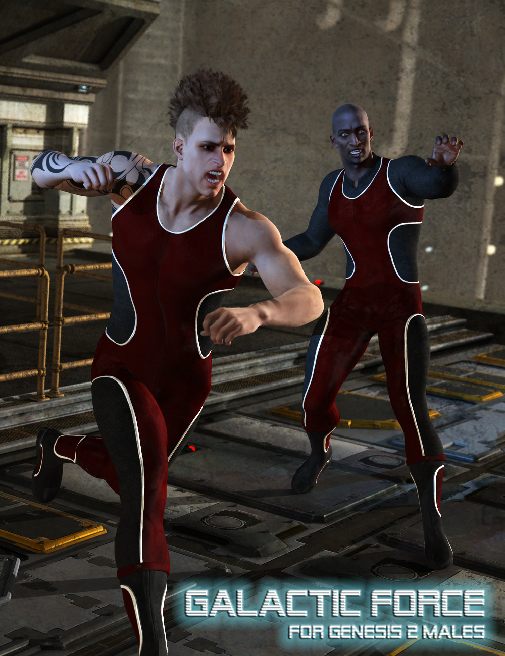 Galactic Force for Genesis 2 Male(s) by: SloshWerks, 3D Models by Daz 3D