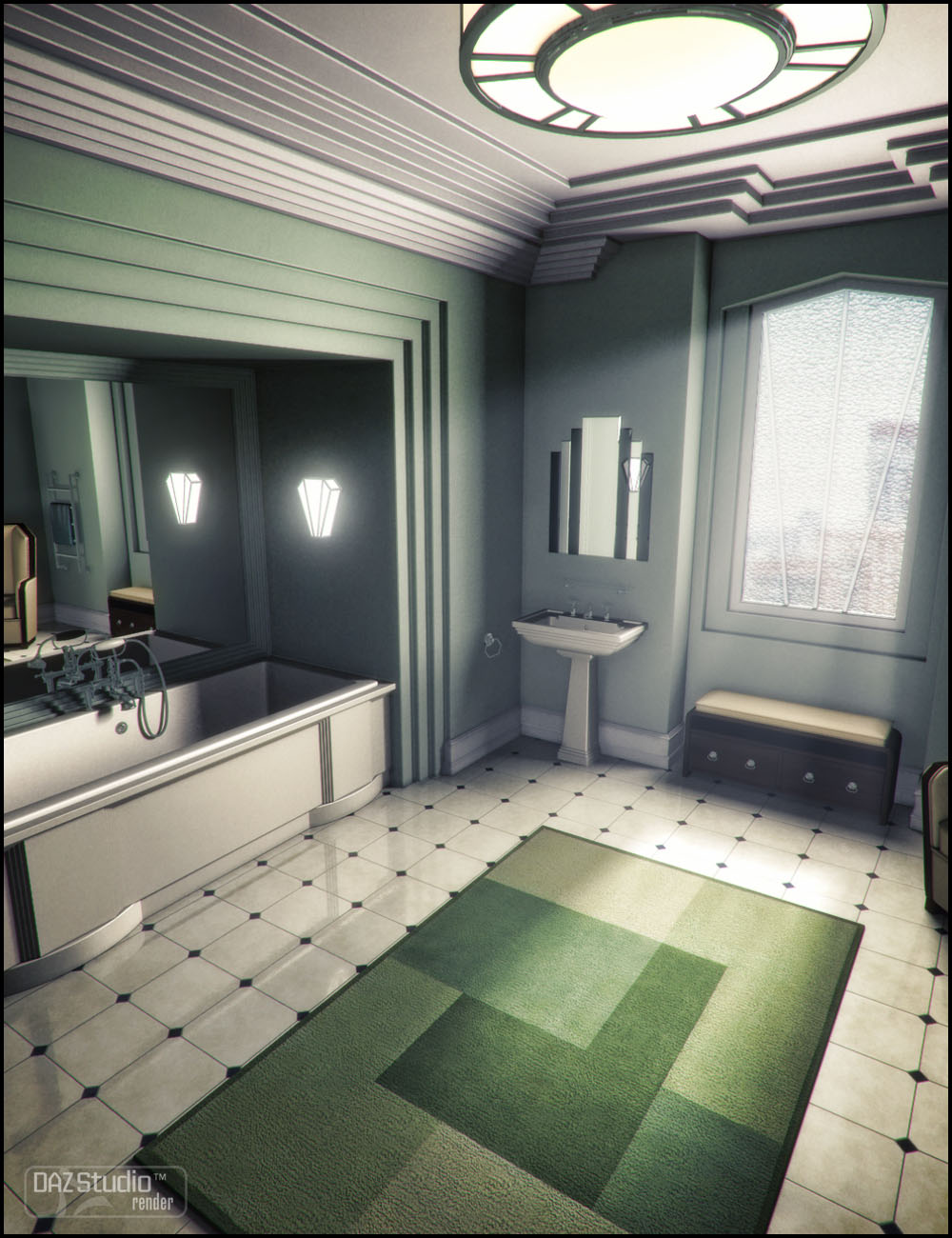 Classic Deco Eclectic 2 by: Jack Tomalin, 3D Models by Daz 3D