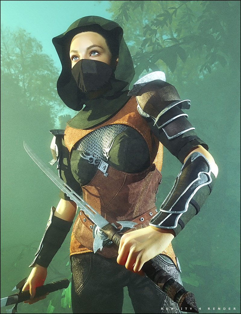 Fantasy Armor Accessories for Genesis 2 Female(s) by: SHIFTING IMAGES, 3D Models by Daz 3D