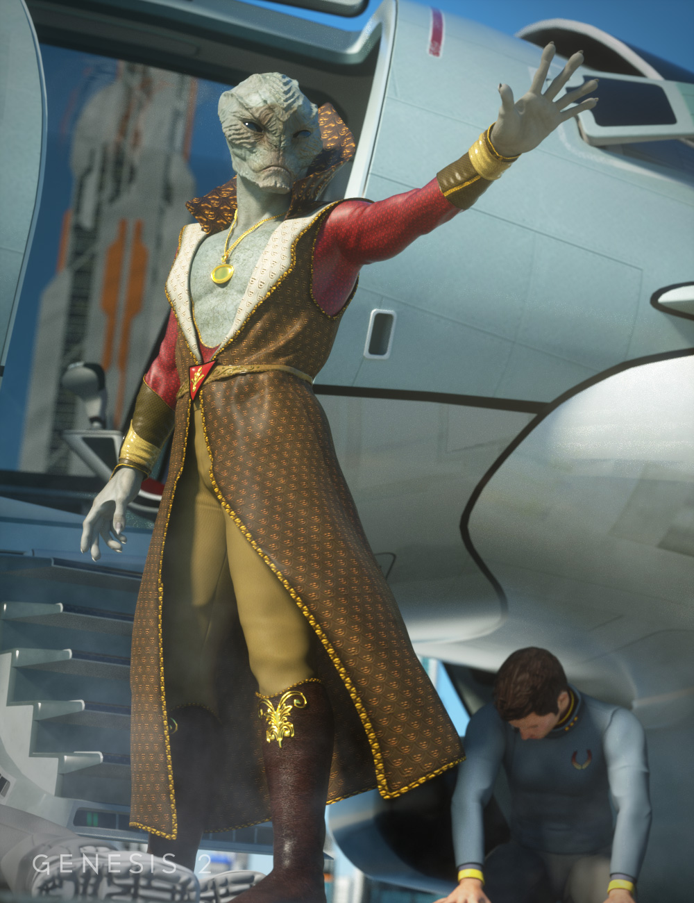 GIS Emperor for Genesis 2 Male(s) by: Ravenhair, 3D Models by Daz 3D