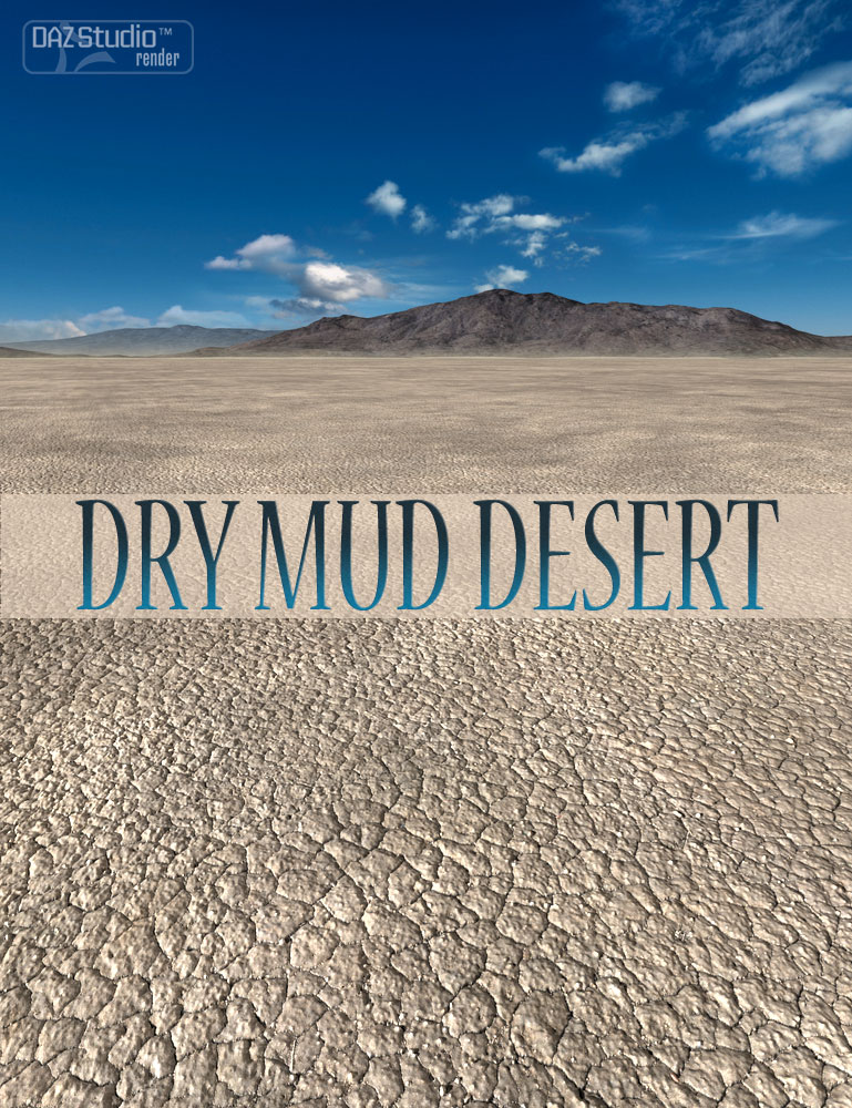 Dry Mud Desert by: Aako, 3D Models by Daz 3D