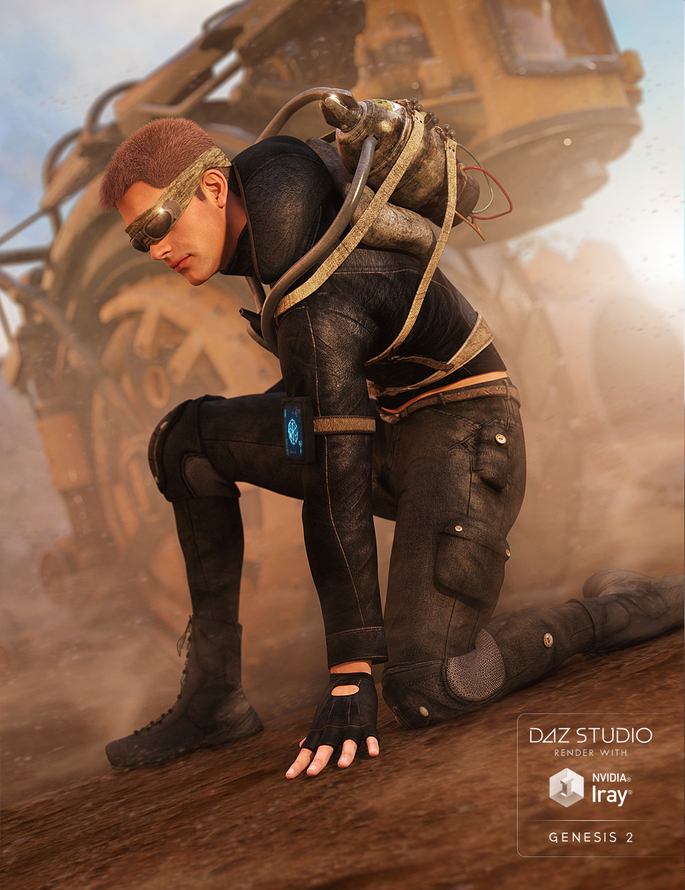 Radioactive for Genesis 2 Male(s) by: 3DLustSarsa, 3D Models by Daz 3D
