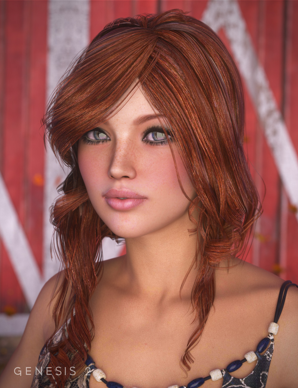 Suzan Hair for Genesis and Genesis 2 Female(s) by: goldtassel, 3D Models by Daz 3D