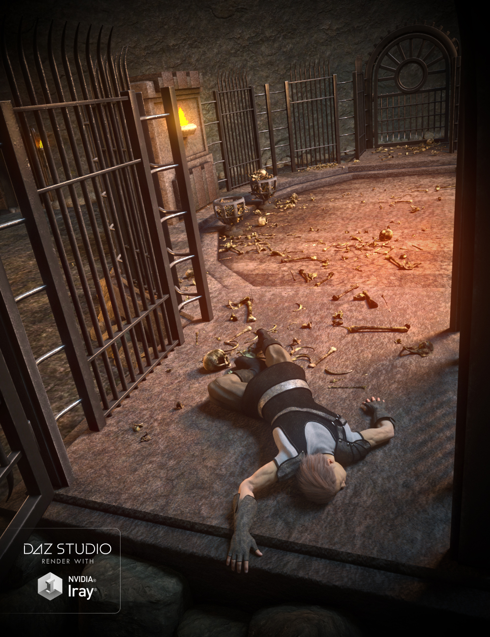 i13 Underground Battle Arena by: ironman13, 3D Models by Daz 3D