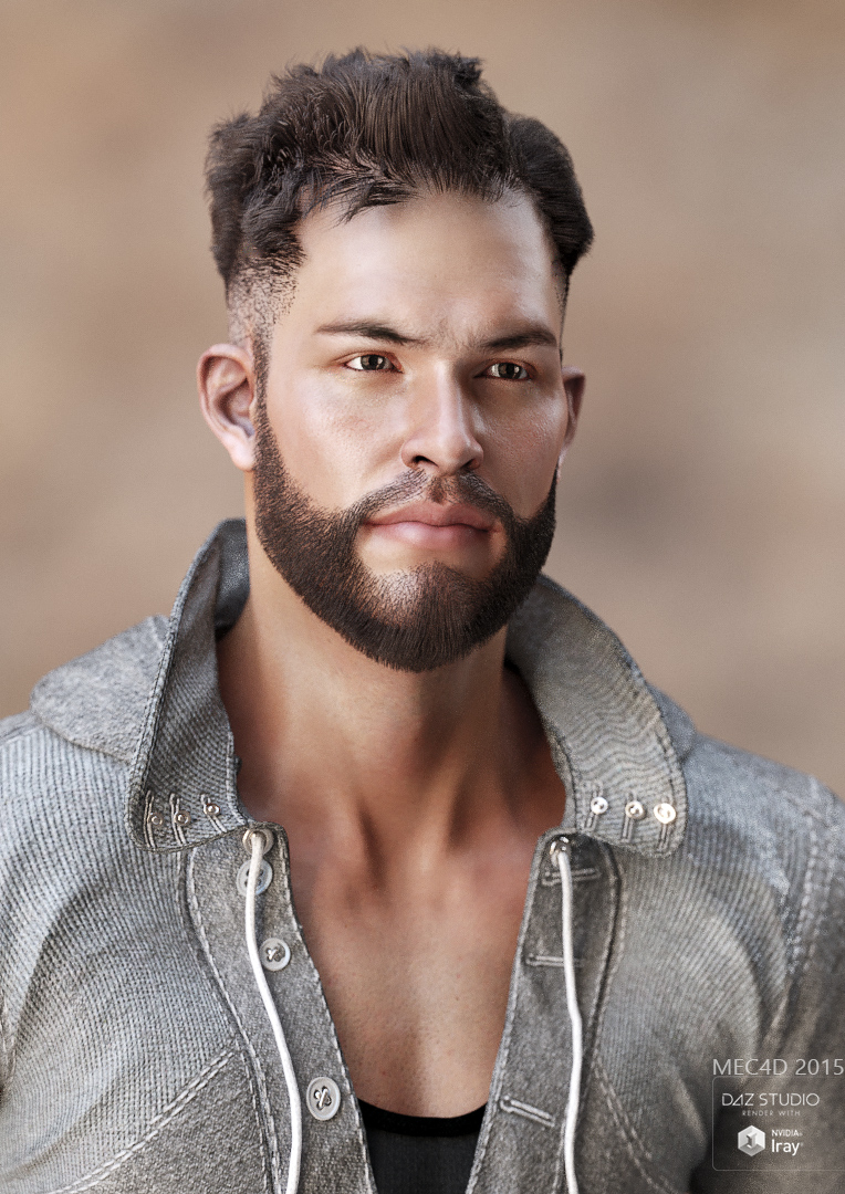 Mec4D Unshaven 2 for Genesis 2 Male(s) by: Mec4D, 3D Models by Daz 3D