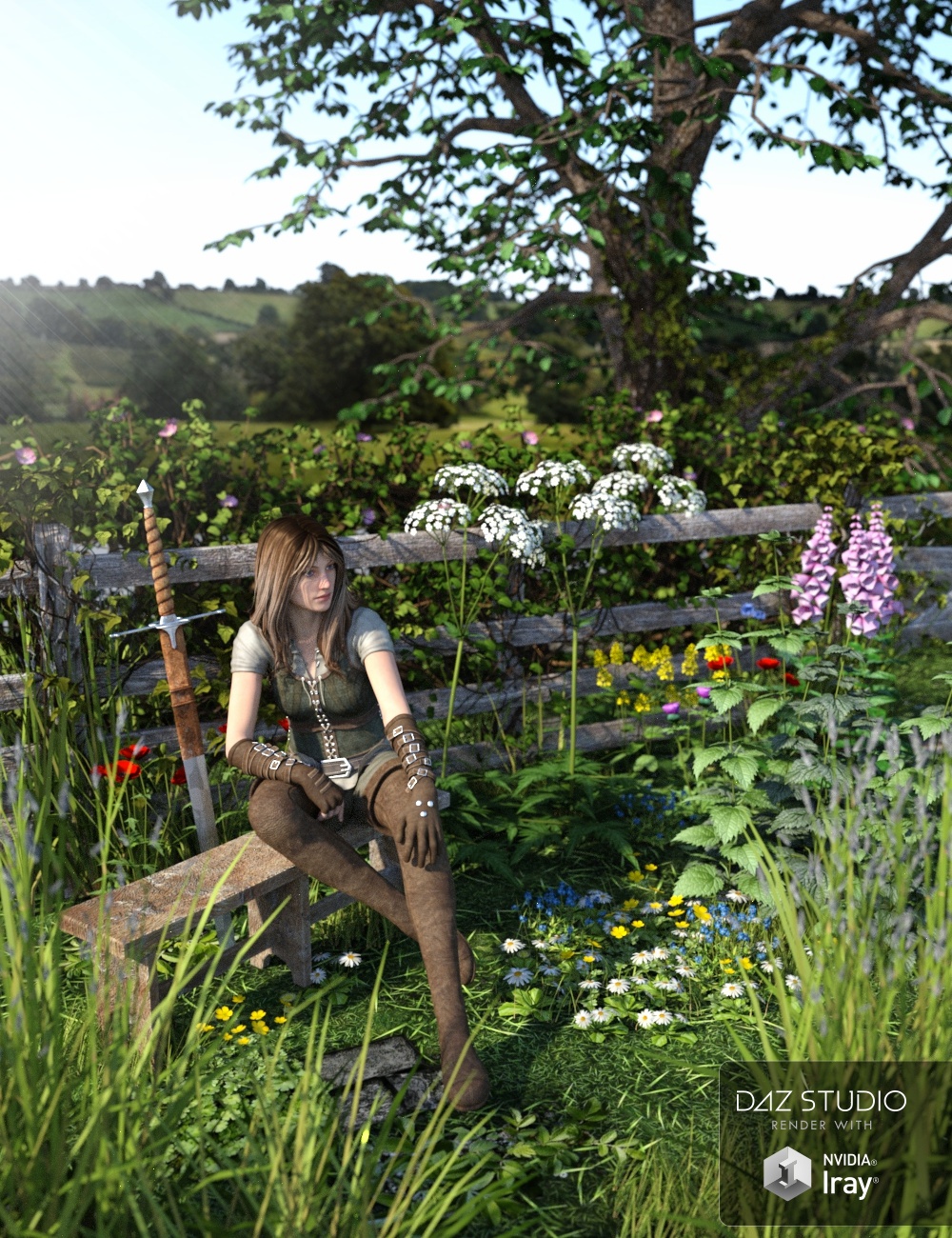 Wild Borders by: Merlin Studios, 3D Models by Daz 3D
