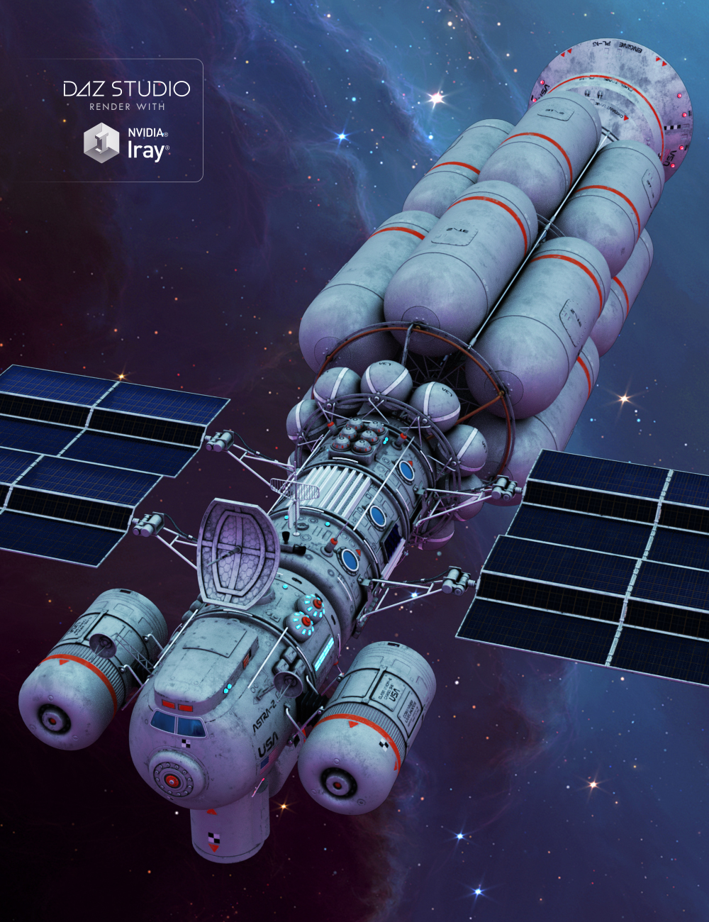 Starship Astra by: petipet, 3D Models by Daz 3D