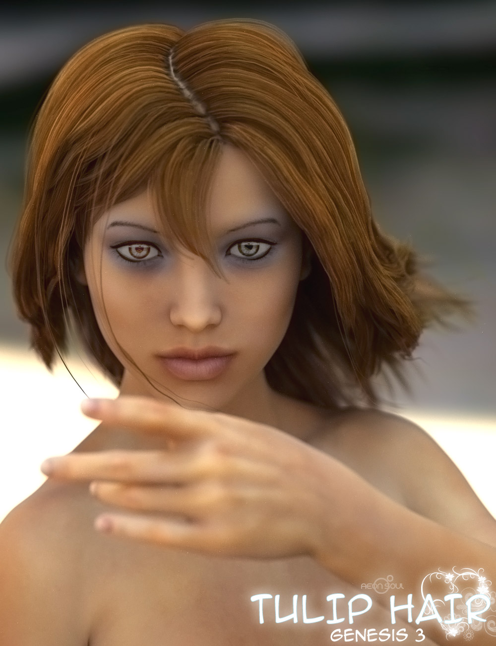 Tulip Hair for Genesis 3 Female(s) by: Aeon Soul, 3D Models by Daz 3D