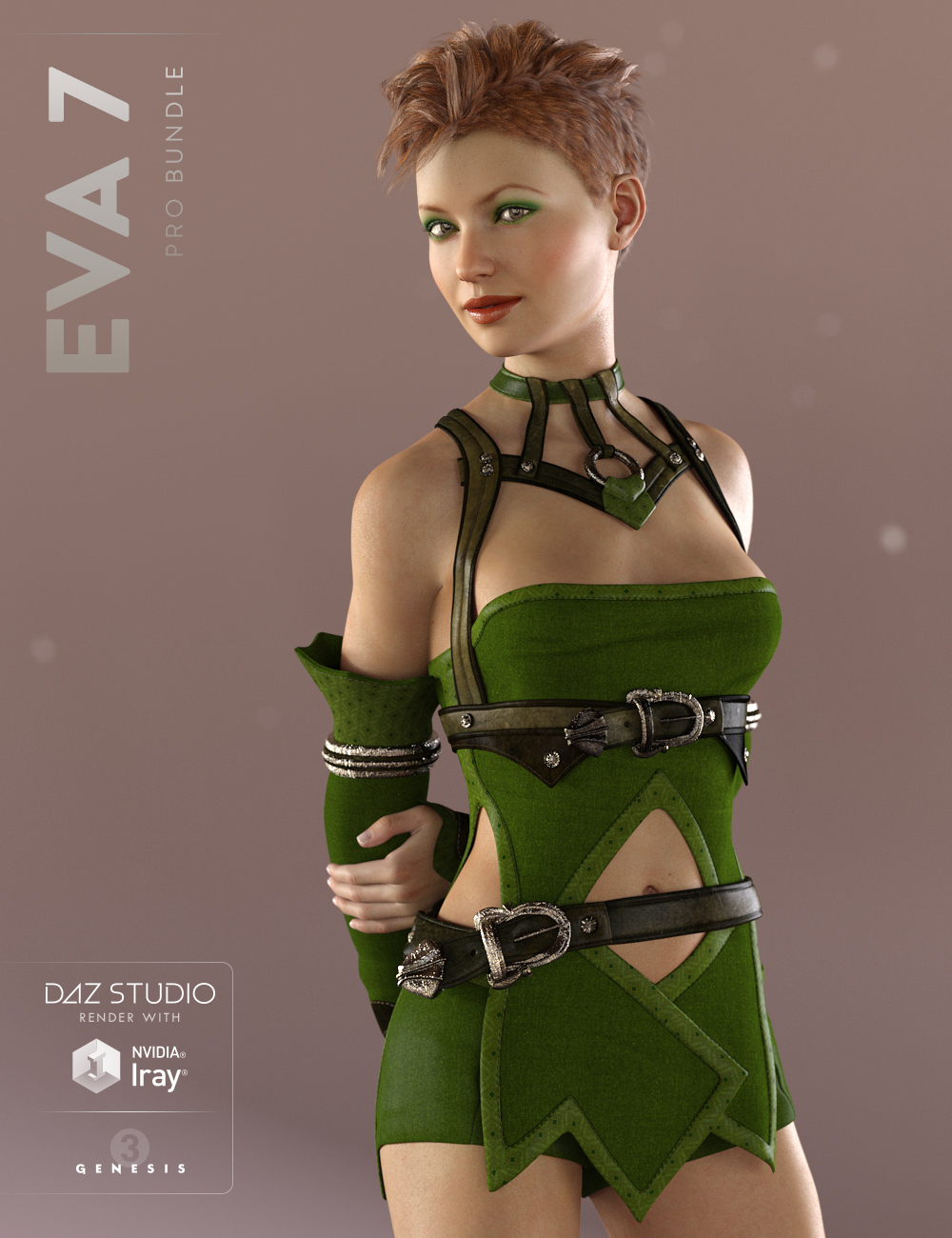 Eva 7 Pro Bundle by: , 3D Models by Daz 3D