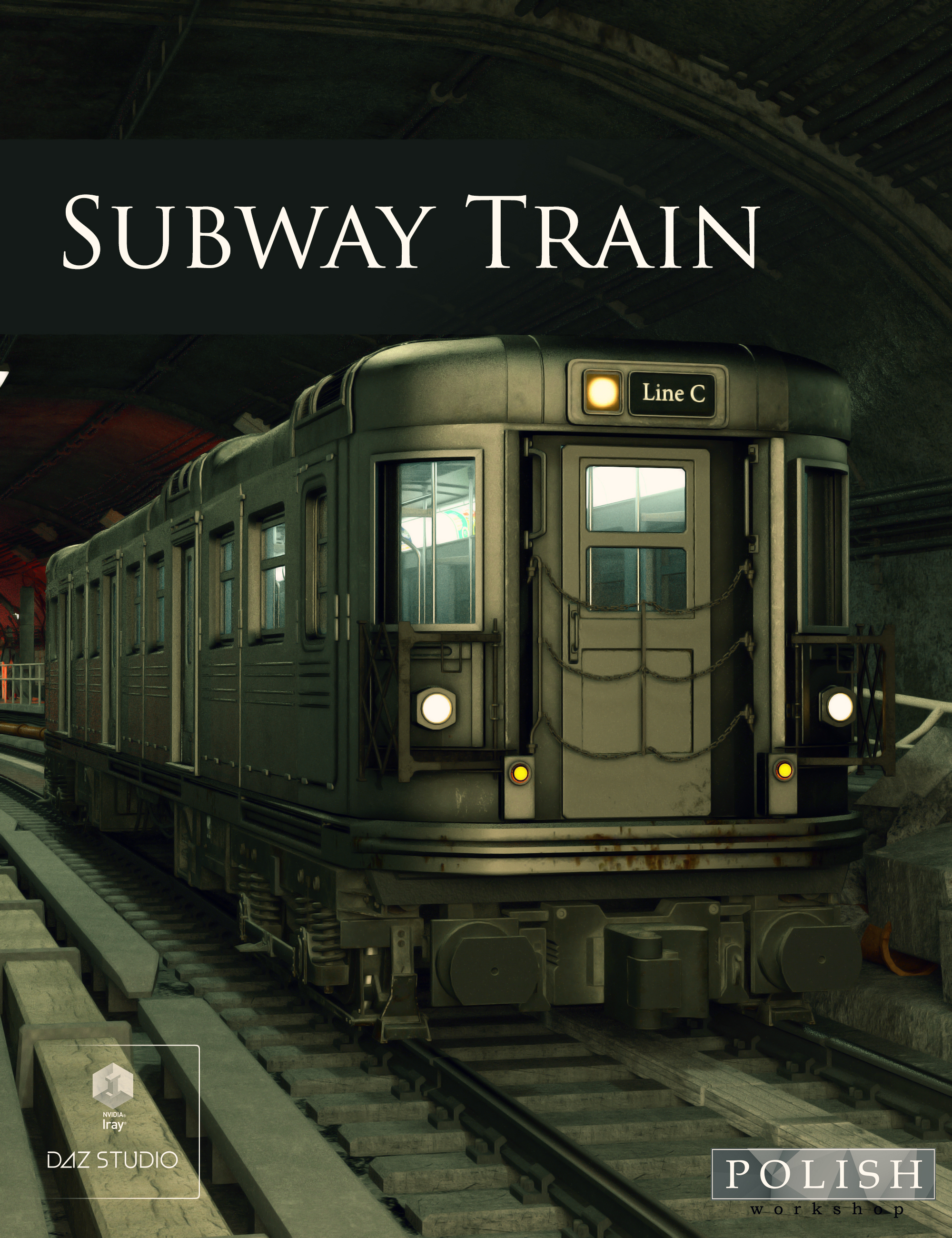 Subway Train by: Polish, 3D Models by Daz 3D