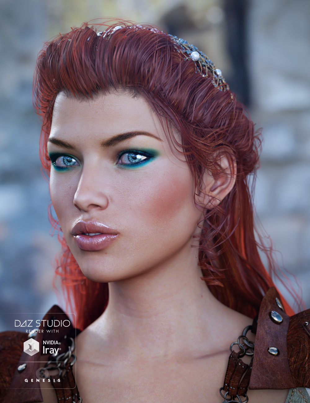 Frawn Hair for Genesis 3 Female(s) by: goldtassel, 3D Models by Daz 3D