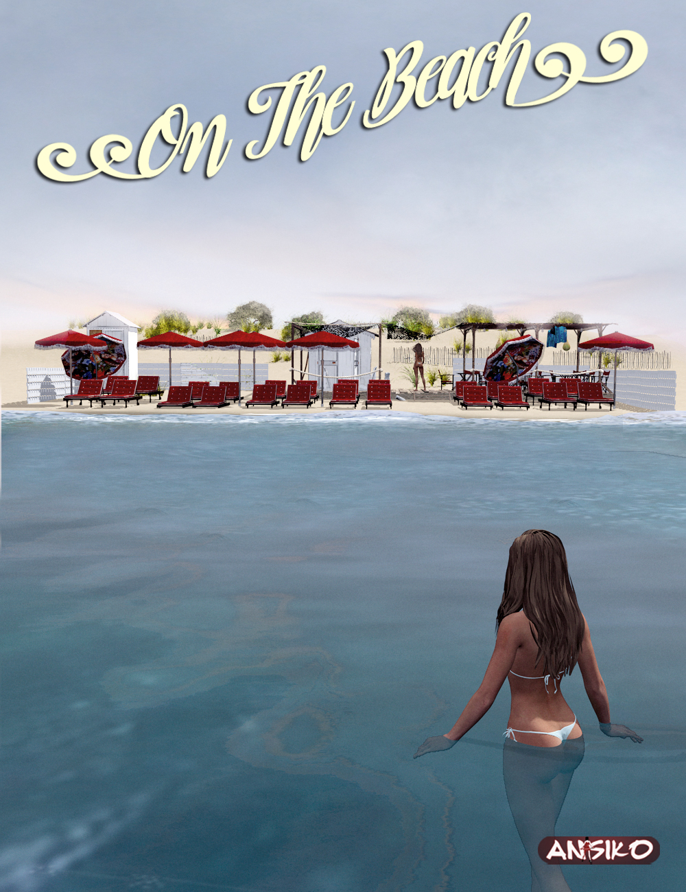 On the Beach by: Ansiko, 3D Models by Daz 3D