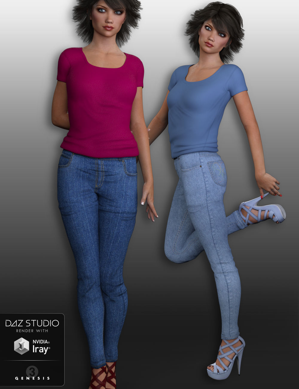 Skinneez for Genesis 3 Female(s) by: WildDesigns, 3D Models by Daz 3D