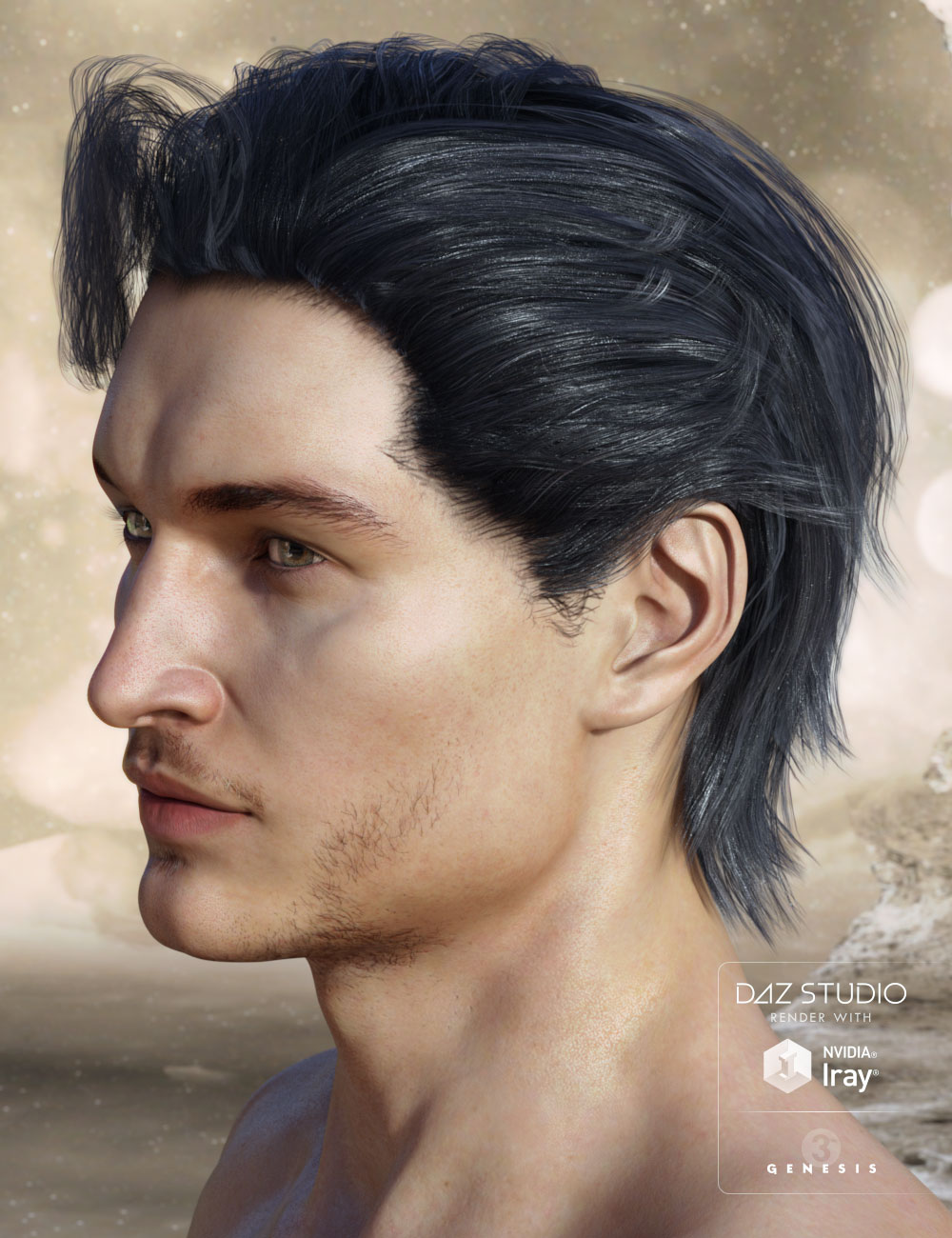 Finlay Hair by: AprilYSH, 3D Models by Daz 3D