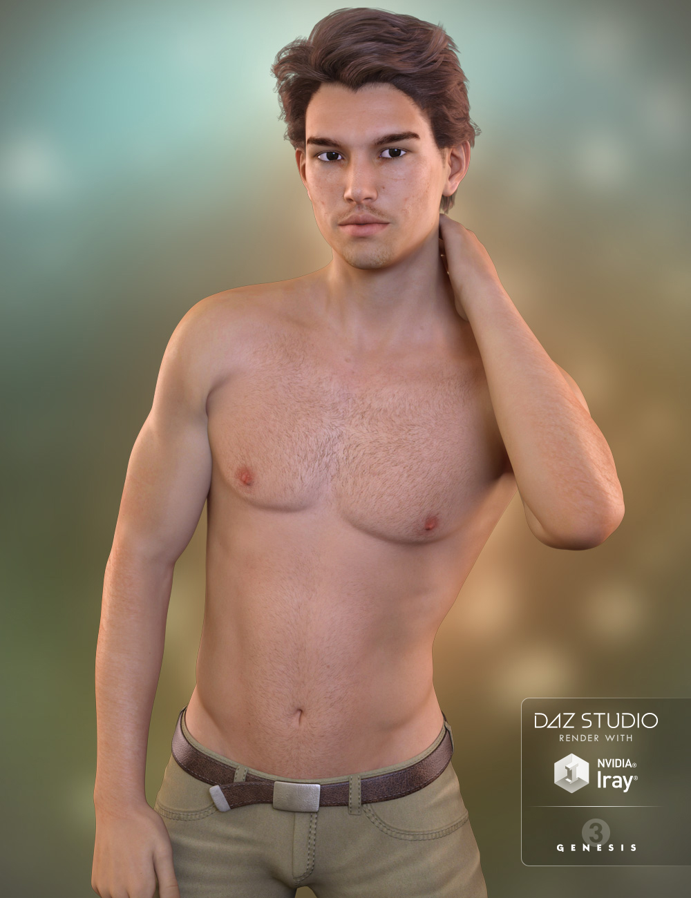 FWSA Aiden HD for Michael 7 by: Fred Winkler ArtSabby, 3D Models by Daz 3D