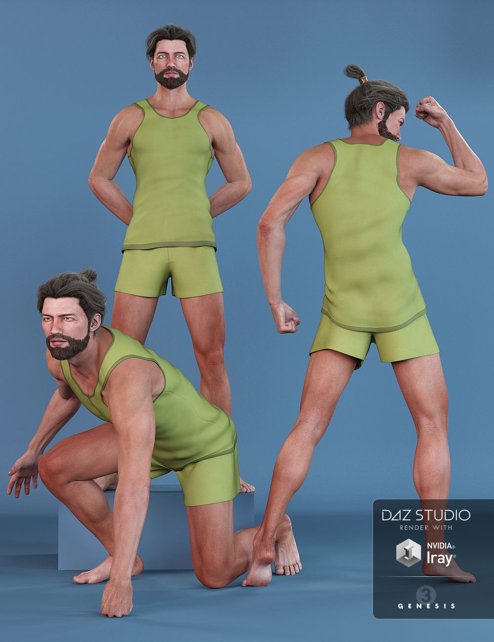 DA Flex Poses for Leo 7 by: Design Anvil, 3D Models by Daz 3D