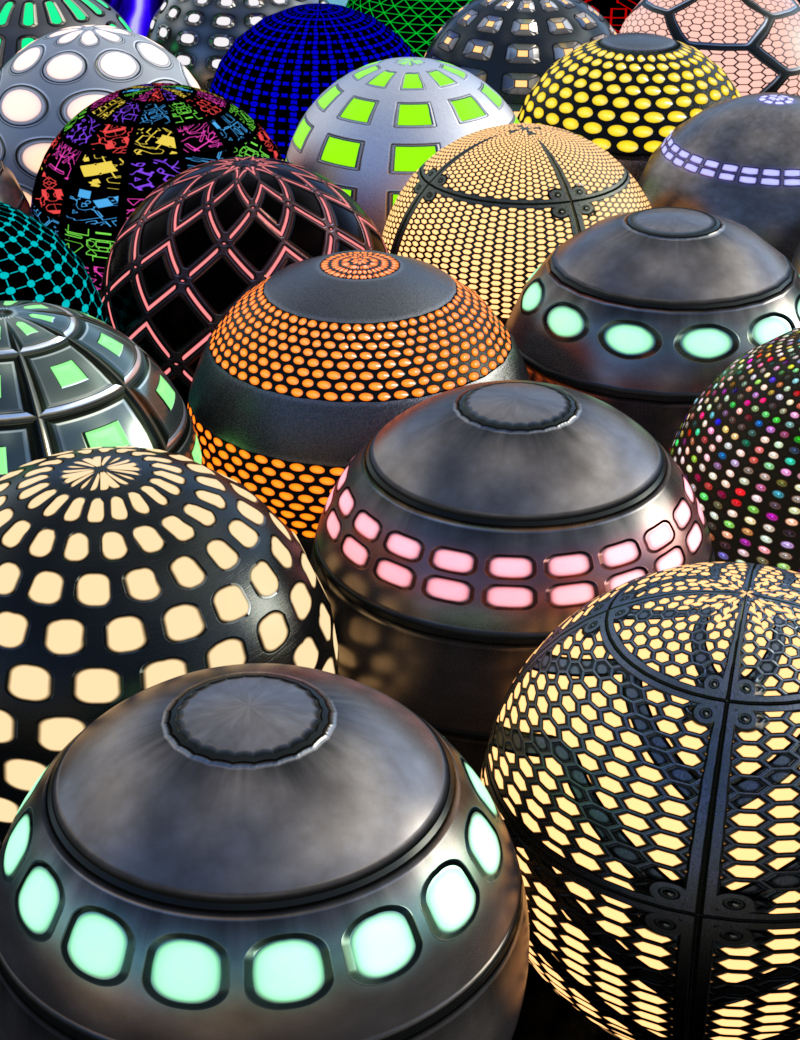 DG Iray Sci-Fi Surface Lights Shader 2 by: IDG DesignsDestinysGarden, 3D Models by Daz 3D