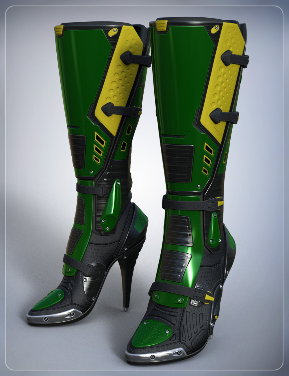 Sci Fi Boots for Genesis 3 Female(s) by: smay, 3D Models by Daz 3D
