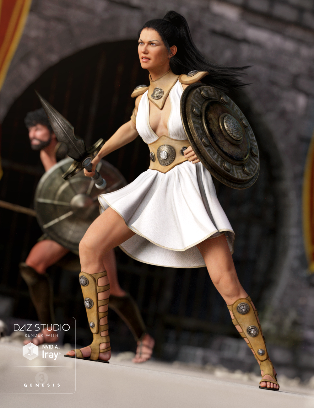 Gladiator Goddess for Genesis 3 Female(s) by: NikisatezSarsa, 3D Models by Daz 3D
