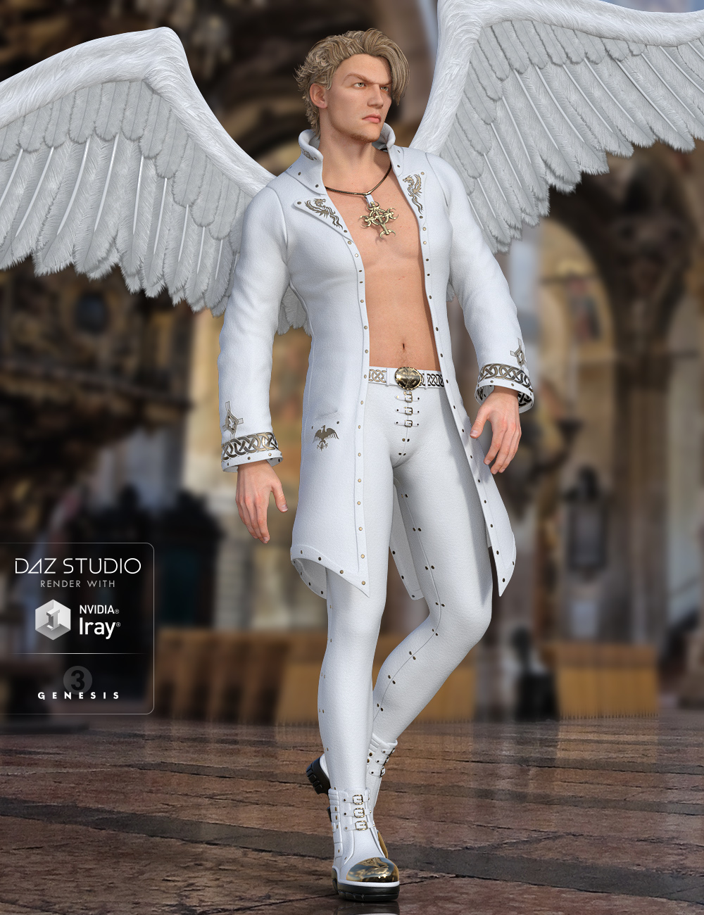 Stone for Genesis 3 Male(s) by: midnight_stories, 3D Models by Daz 3D