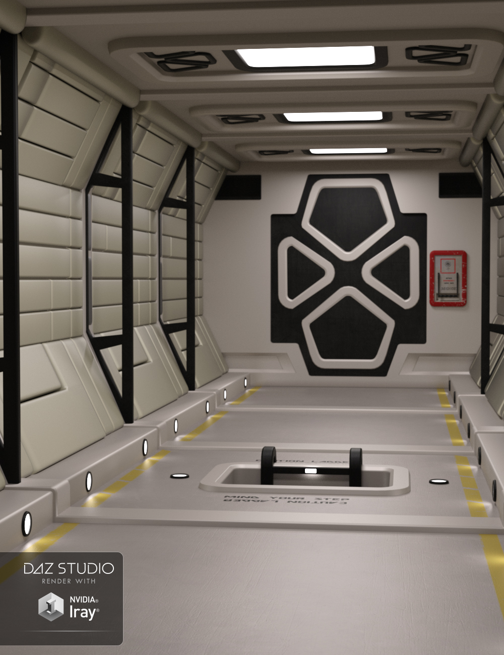 Sci-Fi Passageway by: Moonscape Graphics, 3D Models by Daz 3D