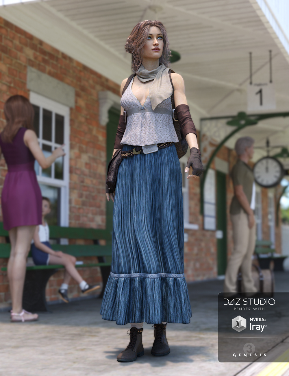 Vagabond for Genesis 3 Female(s) by: Ravenhair, 3D Models by Daz 3D