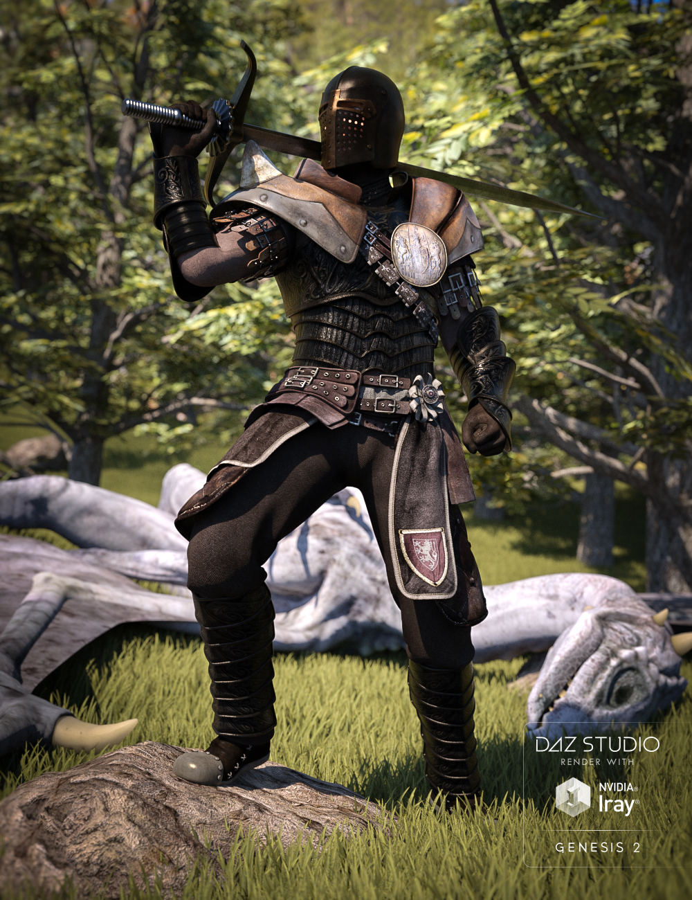 Royal Guard for Genesis 2 Male(s) by: Sarsa, 3D Models by Daz 3D