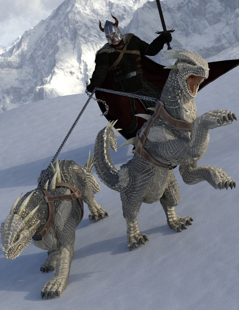 The Hunting Drake by: Valandar, 3D Models by Daz 3D