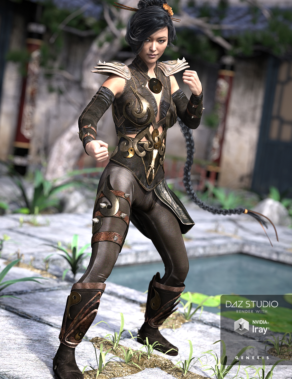 Mercurial Guardian Outfit for Genesis 3 Female(s) by: NikisatezSarsa, 3D Models by Daz 3D