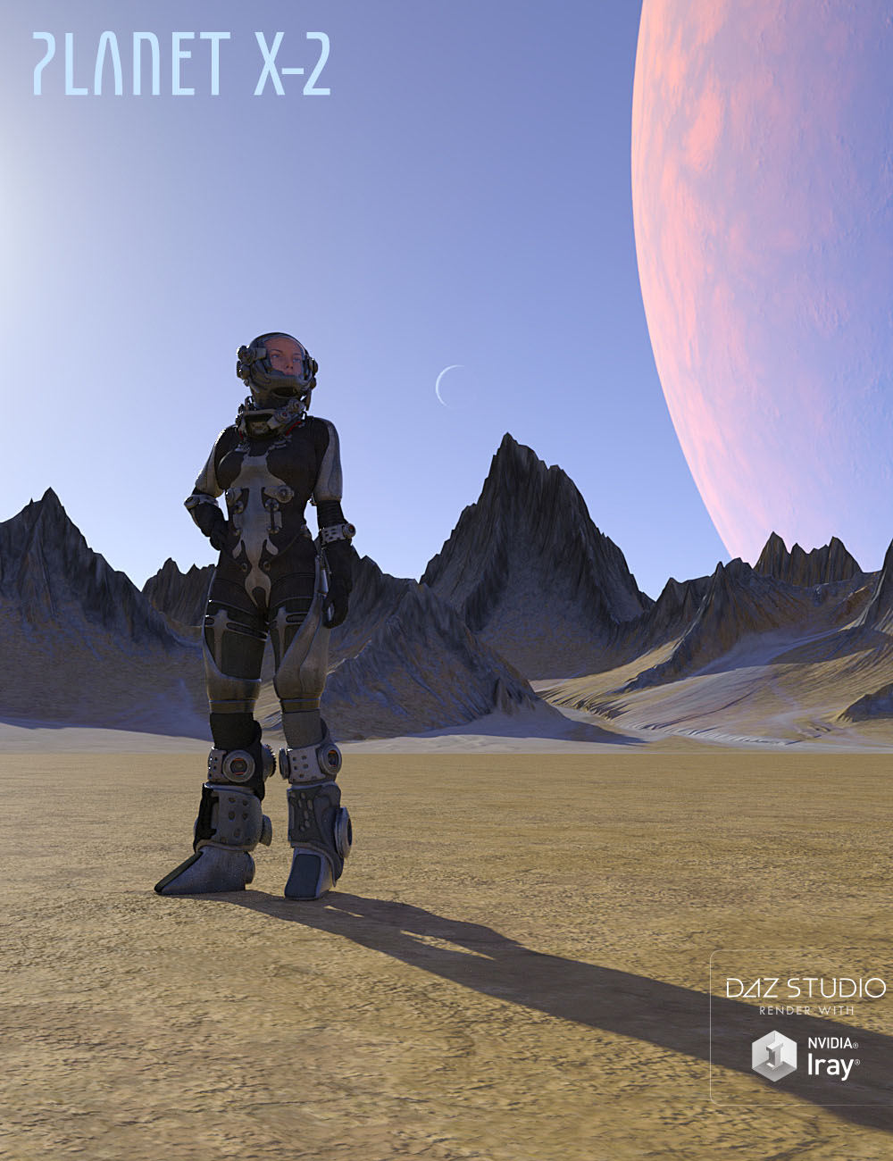 Planet X-2 and HDRI by: bitwelder, 3D Models by Daz 3D