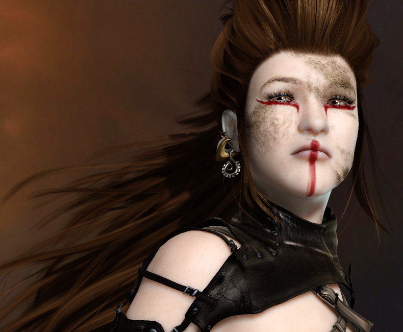 Fierce - FauxHawk Hair V4 by: Anna BenjaminLady LittlefoxRuntimeDNASyyd, 3D Models by Daz 3D