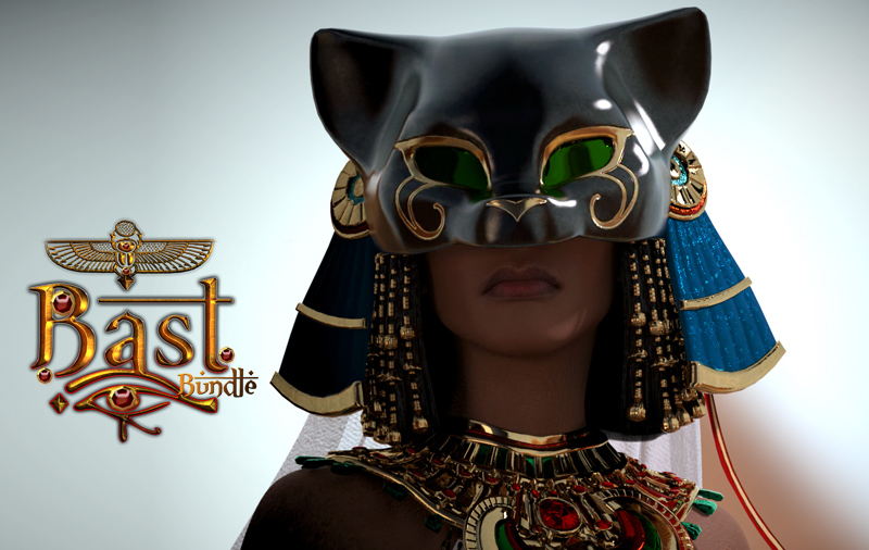 Bundle Bast for Genesis 3 Female by: Lady Littlefox, 3D Models by Daz 3D