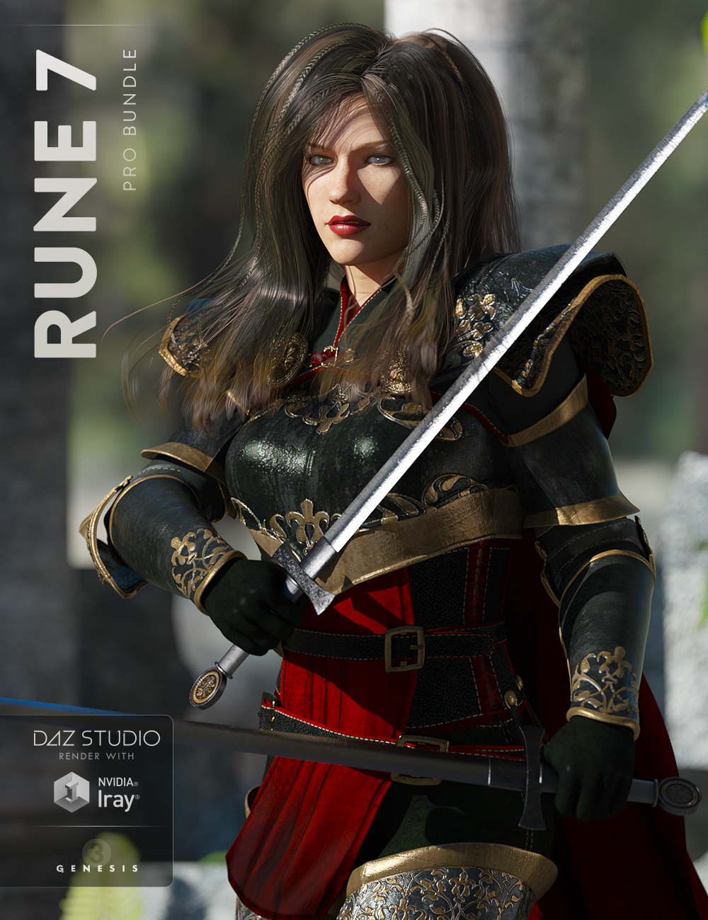 Rune 7 Pro Bundle by: , 3D Models by Daz 3D