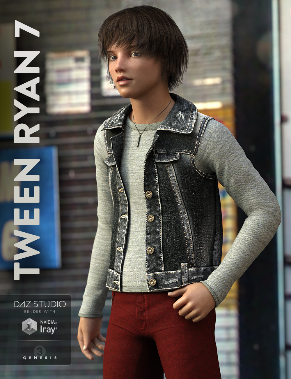 Tween Ryan 7 by: , 3D Models by Daz 3D