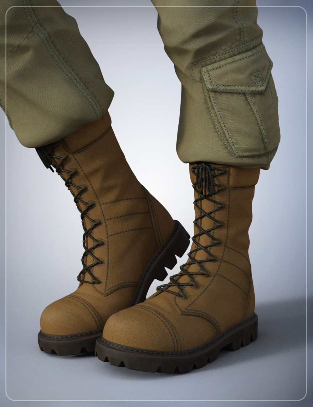 Tactical Boots for Genesis 3 Male(s) by: smay, 3D Models by Daz 3D
