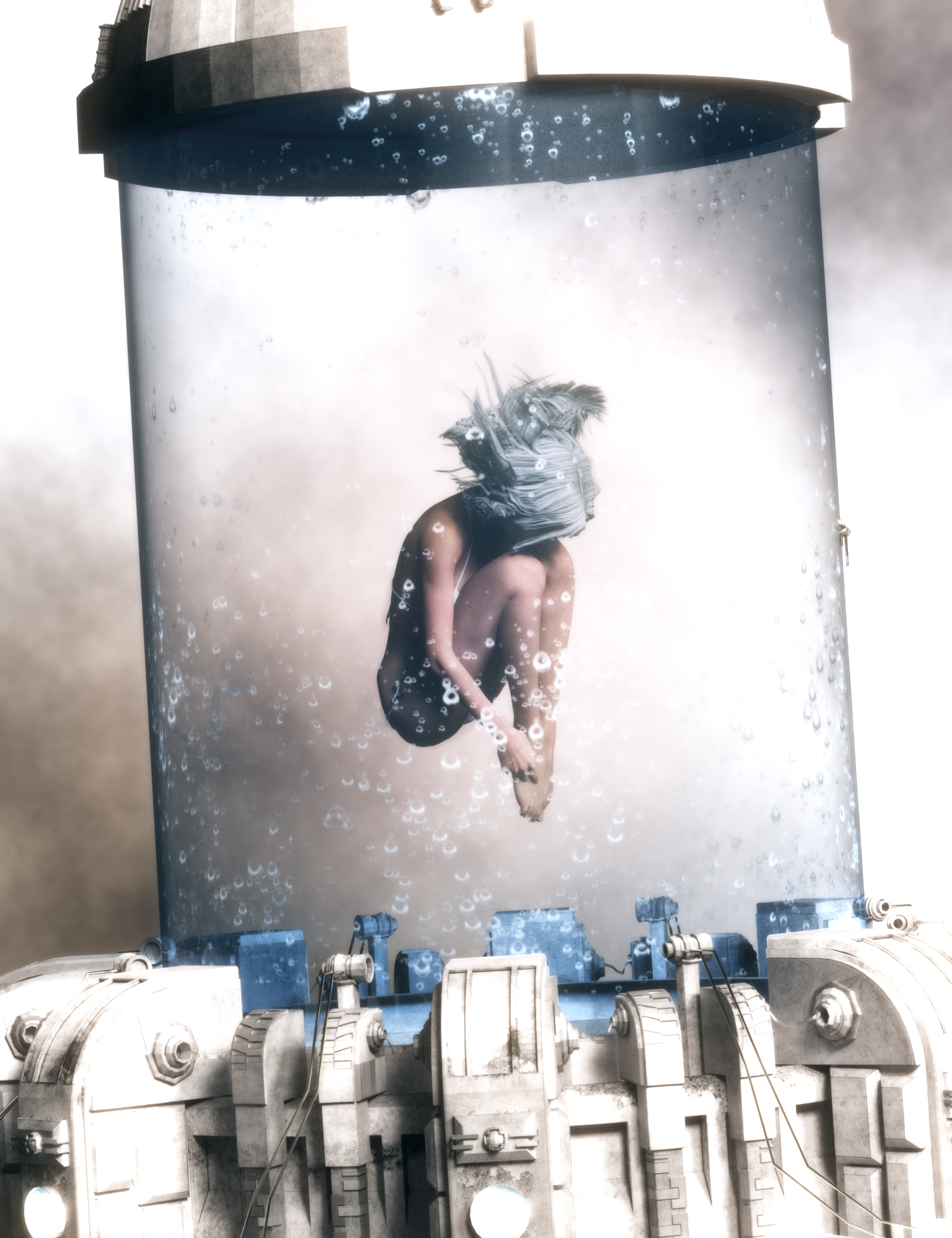 Sci-Fi Containment Unit by: Neikdian, 3D Models by Daz 3D