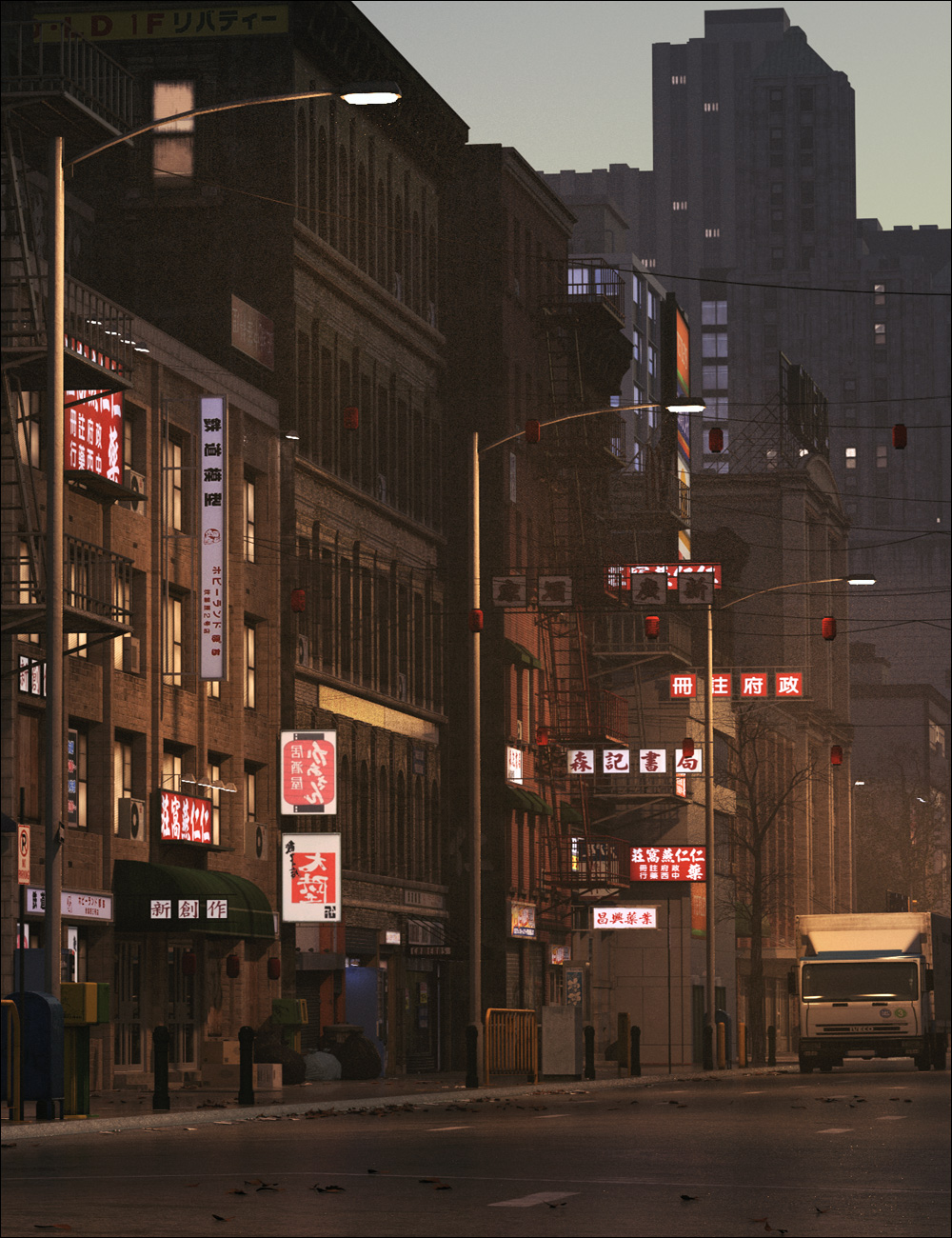 Urban Sprawl 3 by: Stonemason, 3D Models by Daz 3D